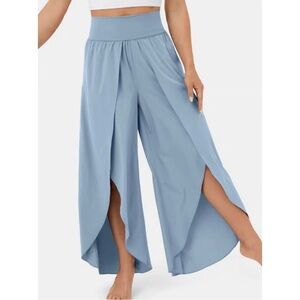 Halara Small Petite NWT Breezeful High Waisted Pocket Flowy Wide Leg Quick Dry